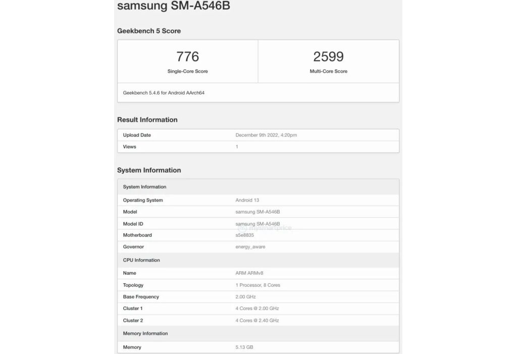 Samsung Galaxy A54 5G